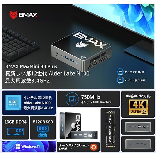 Amazon.co.jp限定】GD90 ミニpc 第 12 世代プロセッサ Intel Core i9